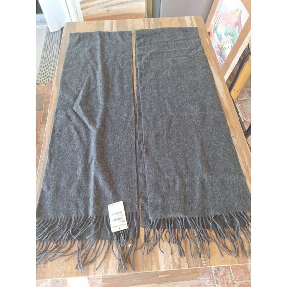 2 NWT Nordstrom Mens Shop Scarves 66"x12" 100% Genuine Wool - Picture 1 of 4